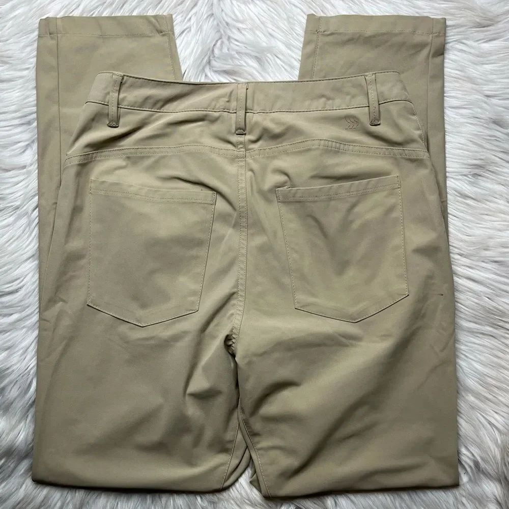 All in motion straight leg athletic pants Tan Khaki Size 30x30 - Picture 6 of 8